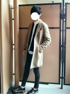 「大人めコーデ」｜ひっちさん（メンズ・171cm）の冬コーディネート