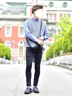 ひっちさん(メンズ・172cm)の春コーディネート