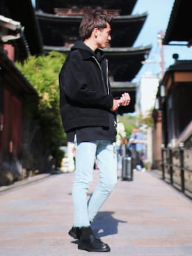 「zipfive」｜「アイテム（その他）」を使った、ひっちさん（メンズ・172cm）の春コーディネート