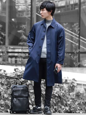 「sankyo shokai（サンキョウショウカイ）のアイテム（バッグ）」を使った、ひっちさん（メンズ・172cm）の春コーディネート