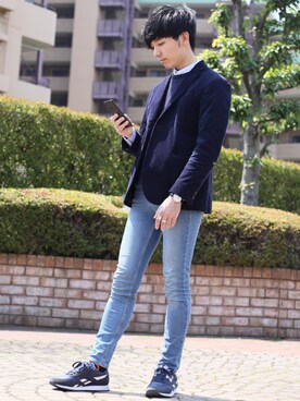 ひっちさん（メンズ・172cm）の春コーディネート