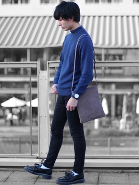 「平成最後のWEARISTAセンバツ」｜「アイテム（ローファー）」を使った、ひっちさん（メンズ・172cm）の春コーディネート