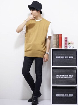 ひっちさん（メンズ・172cm）の夏コーディネート