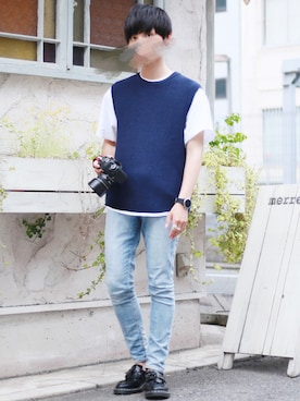 ひっちさん（メンズ・172cm）の夏コーディネート