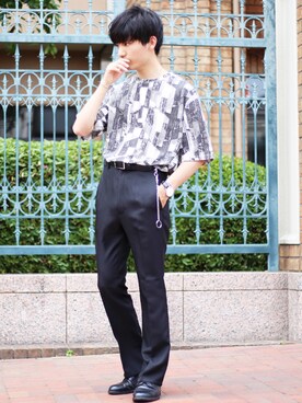 「バーバリー」｜「アイテム（その他）」を使った、ひっちさん（メンズ・172cm）の夏コーディネート