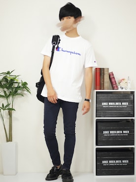 「Add+（アッド）のアイテム」を使った、ひっちさん（メンズ・172cm）の夏コーディネート