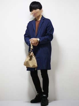 「FitUs（フィットアース）のアイテム」を使った、ひっちさん（メンズ・172cm）の秋コーディネート