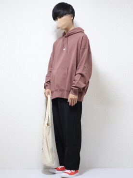「Guess（ゲス）のアイテム（スニーカー）」を使った、ひっちさん（メンズ・172cm）の秋コーディネート