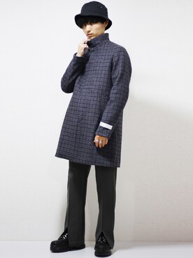 「abahouse」｜「アイテム（その他）」を使った、ひっちさん（メンズ・172cm）の冬コーディネート