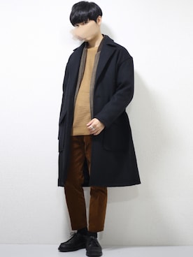 「adidas（アディダス）のアイテム（MA-1）」を使った、ひっちさん（メンズ・172cm）の冬コーディネート