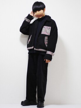 「BASQUE magenta（バスクマゼンタ）のアイテム（ブルゾン）」を使った、ひっちさん（メンズ・172cm）の冬コーディネート
