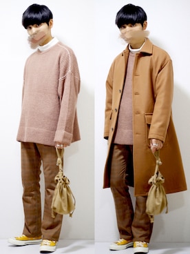 「CT70s」｜「アイテム（その他アウター）」を使った、ひっちさん（メンズ・172cm）の冬コーディネート