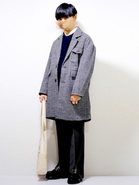 「MGV（エムジーヴィー）のアイテム（ジャケット/アウター）」を使った、HICCHIさん（メンズ・172cm）の冬コーディネート