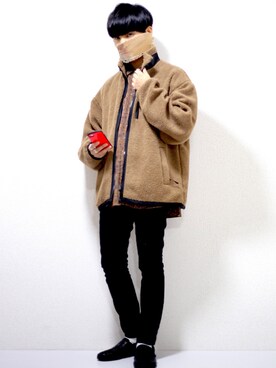 「SENSE OF PLACE by URBAN RESEAR」｜「アイテム（その他）」を使った、ひっちさん（メンズ・172cm）の冬コーディネート