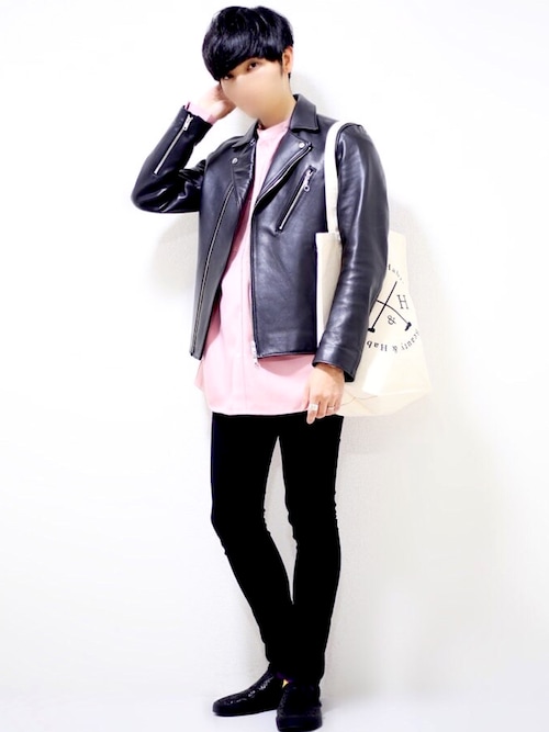 LIDNM（リドム）の「ラムレザーダブルライダース（ライダース