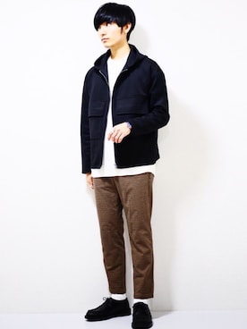 ひっちさん（メンズ・172cm）の冬コーディネート