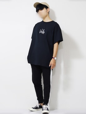 「韓国コーデ」｜「アイテム（アナログ腕時計）」を使った、ひっちさん（メンズ・170cm）の夏コーディネート