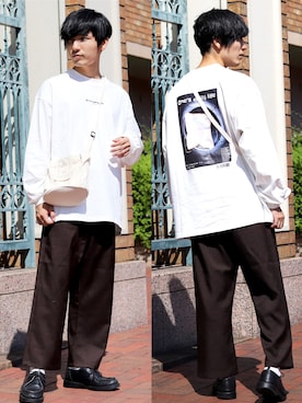 「シンフルコーデ」｜「アイテム（モカシン/デッキシューズ）」を使った、ひっちさん（メンズ・170cm）の秋コーディネート