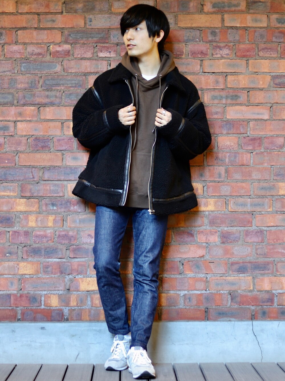 BeAMS DOT / スタンドネック ボアブルゾン BeAMS DOT スタンドネック ジップアップ 中綿ブルゾン ダウン