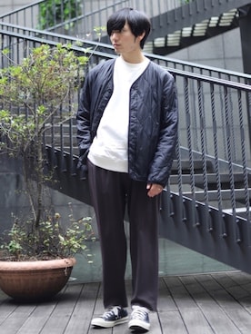 ひっちさん（メンズ・172cm）の冬コーディネート