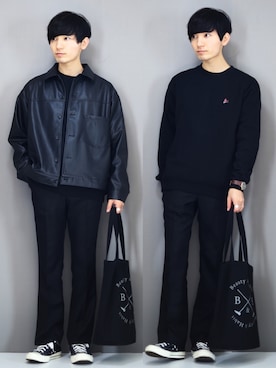 ひっちさん（メンズ・172cm）の冬コーディネート