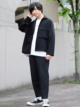 「ITEMS URBANRESEARCH（アイテムズ アーバンリサーチ）のアイテム（セットアップ）」を使った、ひっちさん（メンズ・172cm）の春コーディネート