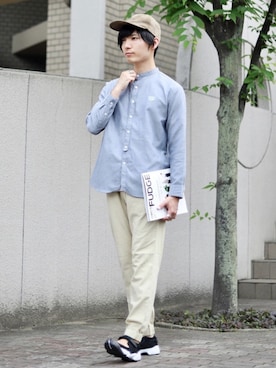 「URBAN RESEARCH（アーバンリサーチ）のアイテム（パンツ）」を使った、ひっちさん（メンズ・172cm）の春コーディネート