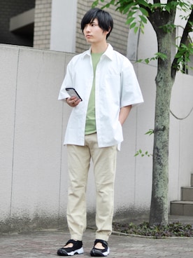 「URBAN RESEARCH（アーバンリサーチ）のアイテム（パンツ）」を使った、ひっちさん（メンズ・172cm）の春コーディネート