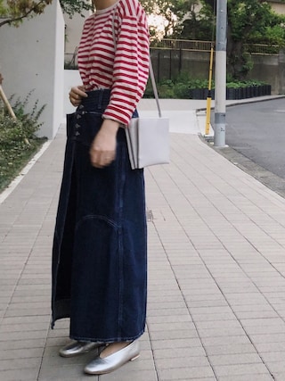AKIRANAKA（アキラナカ）の「AKIRA NAKA “SLIDE PANEL DENIM”スカート