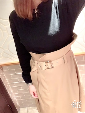 「FUN（ファン）のアイテム（ワンピース/ドレス）」を使った、みゆさん（レディース・155cm）の春コーディネート