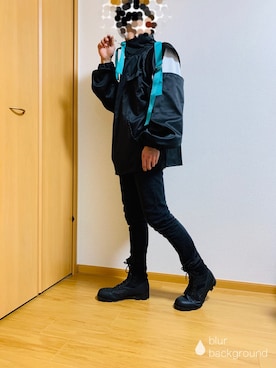 「ROTHCO（ロスコ）のアイテム（ブーツ）」を使った、TAIGA.さん（メンズ・168cm）の冬コーディネート