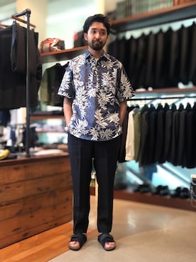 「cellar door」｜KUDOUさん（メンズ・183cm）の夏コーディネート