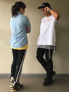 「ANAP（アナップ）のアイテム（パンツ）」を使った、hiroxさん（メンズ・170cm）の秋コーディネート