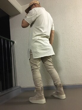 「fog（フォグ）のアイテム（シューズ）」を使った、hiroxさん（メンズ・170cm）の秋コーディネート