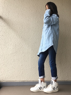 「ANAP（アナップ）のアイテム（パンツ）」を使った、hiroxさん（メンズ・170cm）の秋コーディネート