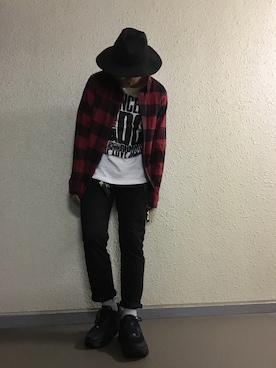 「Yeezy（イージー）のアイテム（レッグウェア）」を使った、hiroxさん（メンズ・170cm）の秋コーディネート
