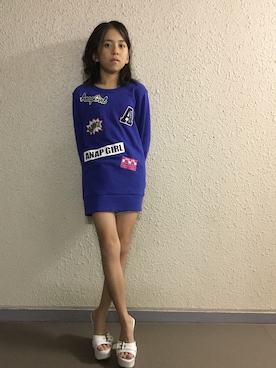 「ANAP（アナップ）のアイテム（スウェット）」を使った、hiroxさん（メンズ・170cm）の秋コーディネート