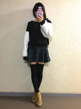 「ANAP（アナップ）のアイテム（スウェット）」を使った、hiroxさん（メンズ・170cm）の秋コーディネート