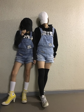 「ANAP（アナップ）のアイテム（パンツ）」を使った、hiroxさん（メンズ・170cm）の秋コーディネート