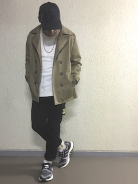 「Yeezy（イージー）のアイテム（レッグウェア）」を使った、hiroxさん（メンズ・170cm）の秋コーディネート
