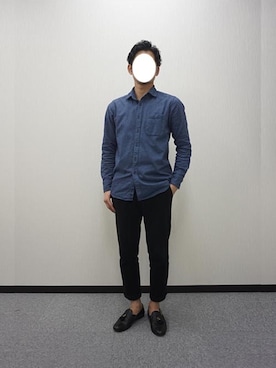 「タッセルシューズ」｜KEN（HushTug）さん（メンズ・168cm）の春コーディネート