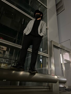「FILA（フィラ）のアイテム（帽子）」を使った、oＹさん（メンズ・161cm）の秋コーディネート
