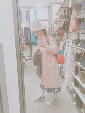 「babygap」｜「アイテム（アクセサリー）」を使った、雪球二世さん（レディース・161cm）の秋コーディネート