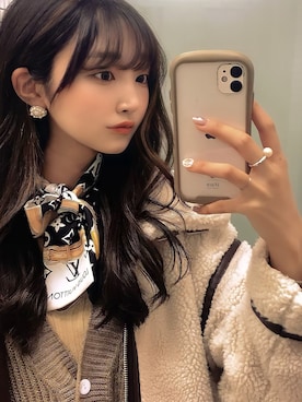 「LouisVuitton」｜「アイテム（その他）」を使った、亜美さん（レディース・163cm）の冬コーディネート
