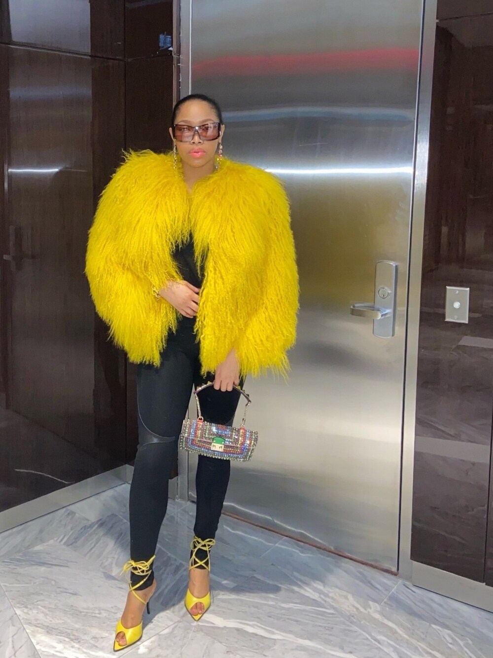 GIANNI VERSACE Sheepskin coat Looks 