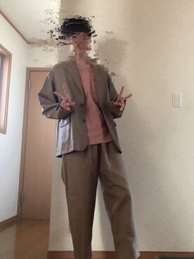 「FREAK'S STORE（フリークスストア）のアイテム（テーラードジャケット）」を使った、Я″Кさん（メンズ・175cm）の秋コーディネート