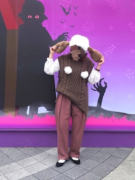 「ホラーナイト」｜s_さん（レディース・165cm）の秋コーディネート
