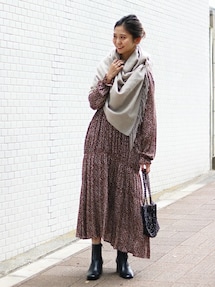 SLOBE IENA（スローブイエナ）の「フラワープリントティアード