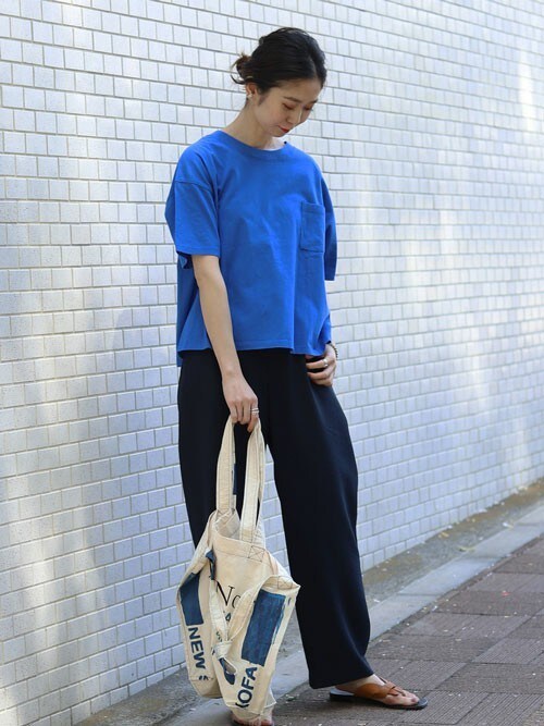 tsugumi（SLOBE IENA本社）｜SLOBE IENAのTシャツ/カットソーを使ったコーディネート - WEAR