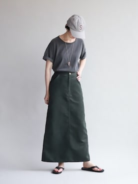「スローブイエナ」｜「アイテム（アクセサリー）」を使った、tsugumiさん（レディース・160cm）の夏コーディネート
